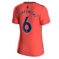 Everton James Tarkowski #6 Vonkajší Ženy futbalový dres 2023-24 Krátky Rukáv